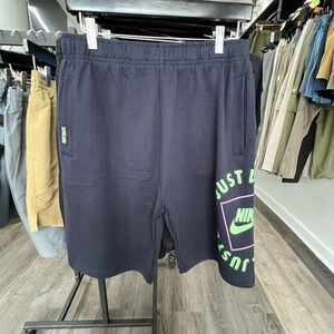 Nike Blue Athletic Shorts with Elastic Waistband